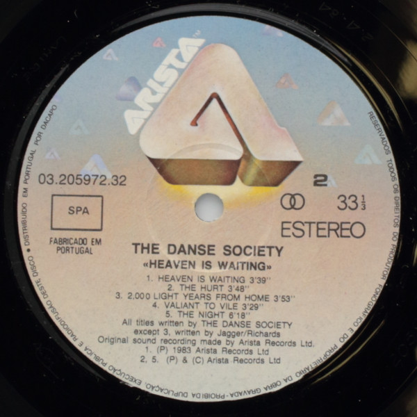 The Danse Society - Heaven Is Waiting | Dacapo (03.205972.32) - 4
