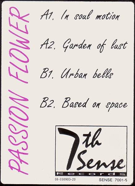 Passion Flower - In Soul Motion | Seventh Sense Records (SENSE 7001-5) - 4 Passion Flower - In Soul Motion | Seventh Sense Records (SENSE 7001-5) - 4