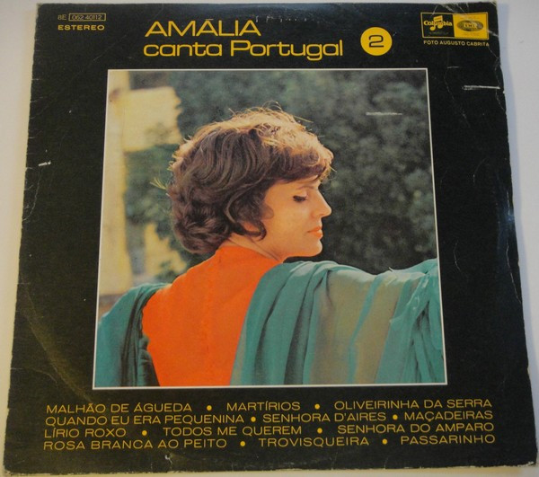 Amália Rodrigues - Amalia Canta Portugal 2 | Columbia (8E 062-40 112) - main Amália Rodrigues - Amalia Canta Portugal 2 | Columbia (8E 062-40 112) - main
