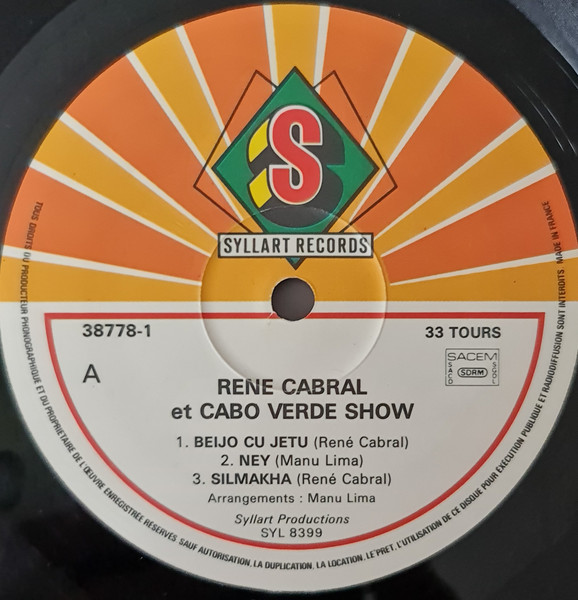 René Cabral & Cabo Verde Show - Beijo Cu Jetu | Syllart Production (SYL 8399) - 3 René Cabral & Cabo Verde Show - Beijo Cu Jetu | Syllart Production (SYL 8399) - 3