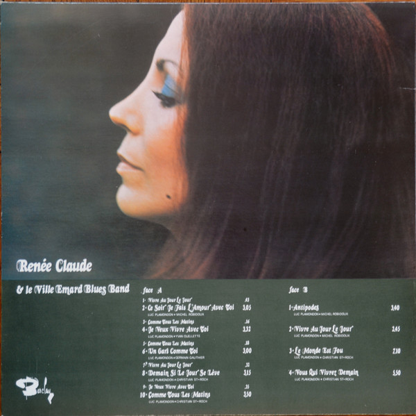 Renée Claude - Ce Soir Je Fais L'Amour Avec Toi [Vinyl] | Barclay (80177) - 2