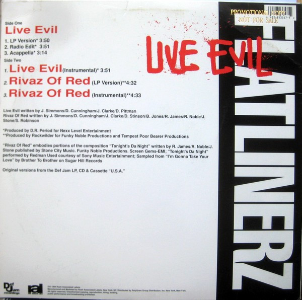 Flatlinerz - Live Evil | Rush Associated Labels (853 357-1DJ) - 2