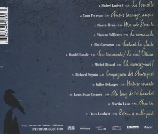 Various , Gaston Miron - Douze Hommes Rapaillés Chantent Gaston Miron Volume 2 | Spectra Musique (SPECD7820) - 2 Various , Gaston Miron - Douze Hommes Rapaillés Chantent Gaston Miron Volume 2 | Spectra Musique (SPECD7820) - 2