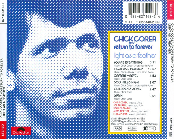 Chick Corea And Return To Forever - Light As A Feather | Polydor (827-148-2) - 2 Chick Corea And Return To Forever - Light As A Feather | Polydor (827-148-2) - 2