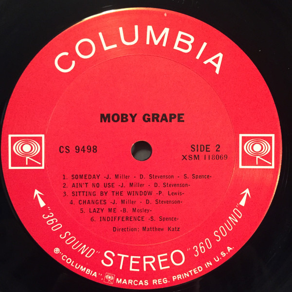 Moby Grape - Moby Grape | Columbia (CS 9498) - 4 Moby Grape - Moby Grape | Columbia (CS 9498) - 4