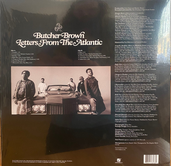 Butcher Brown - Letters From The Atlantic | Concord Jazz (00888072669369) - 2 Butcher Brown - Letters From The Atlantic | Concord Jazz (00888072669369) - 2