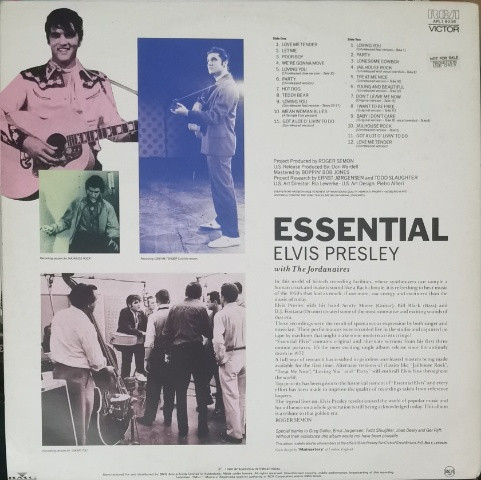Elvis Presley - Essential Elvis | RCA Victor (APL1 6038) - 2 Elvis Presley - Essential Elvis | RCA Victor (APL1 6038) - 2