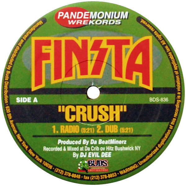 Finsta - Crush | Pandemonium Wrekordz (BDS-836) - main Finsta - Crush | Pandemonium Wrekordz (BDS-836) - main