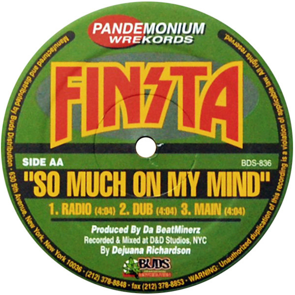 Finsta - Crush | Pandemonium Wrekordz (BDS-836) - 2 Finsta - Crush | Pandemonium Wrekordz (BDS-836) - 2