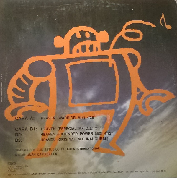 Made In Valencia - Heaven (Warrior Mix) | Area International (P.I. 31447) - main