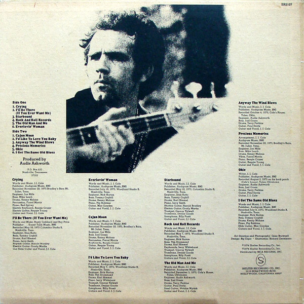 J.J. Cale - Okie | Shelter Records (SR2107) - 2 J.J. Cale - Okie | Shelter Records (SR2107) - 2