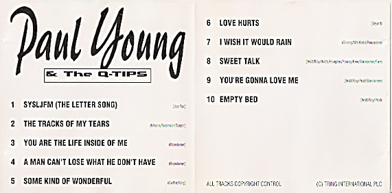 Paul Young & The Q Tips - Paul Young & The Q-Tips | Tring (JHD031) - 4 Paul Young & The Q Tips - Paul Young & The Q-Tips | Tring (JHD031) - 4