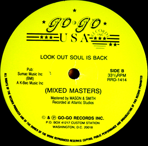 Various - Look Out Soul Is Back | Go-Go Records Inc. (RRD-1414) - 2