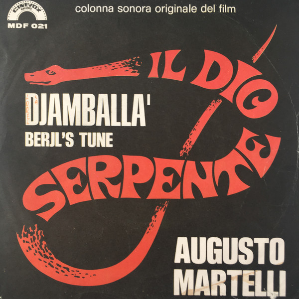 Augusto Martelli - Djamballà / Beryl's Tune (Colonna Sonora Originale Del Film) | Cinevox Record (MDF 021) - main