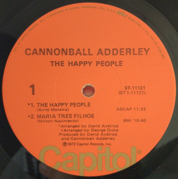 The Cannonball Adderley Quintet - The Happy People | Capitol Records (ST-11121) - 3 The Cannonball Adderley Quintet - The Happy People | Capitol Records (ST-11121) - 3