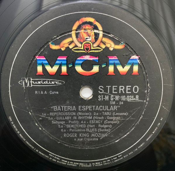 Roger King Mozian And His Orchestra - Bateria Espetacular | MGM Records (ST-16021) - 4 Roger King Mozian And His Orchestra - Bateria Espetacular | MGM Records (ST-16021) - 4