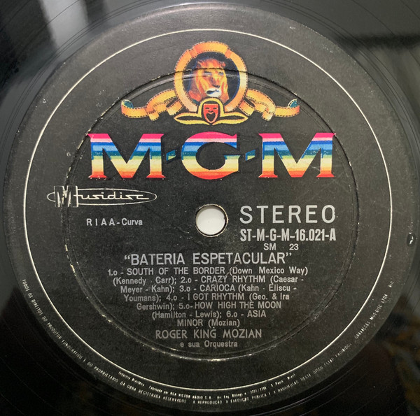 Roger King Mozian And His Orchestra - Bateria Espetacular | MGM Records (ST-16021) - 3 Roger King Mozian And His Orchestra - Bateria Espetacular | MGM Records (ST-16021) - 3