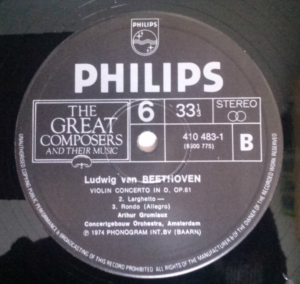 Violin Concerto In D, Opus 61