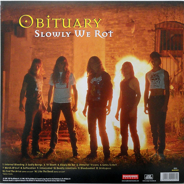 Obituary - Slowly We Rot | Roadrunner Records (RRCAR 8360-1) - 2 Obituary - Slowly We Rot | Roadrunner Records (RRCAR 8360-1) - 2