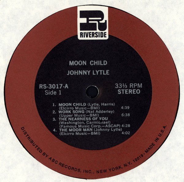 Johnny Lytle - Moon Child | Riverside Records (RS-3017) - 3 Johnny Lytle - Moon Child | Riverside Records (RS-3017) - 3