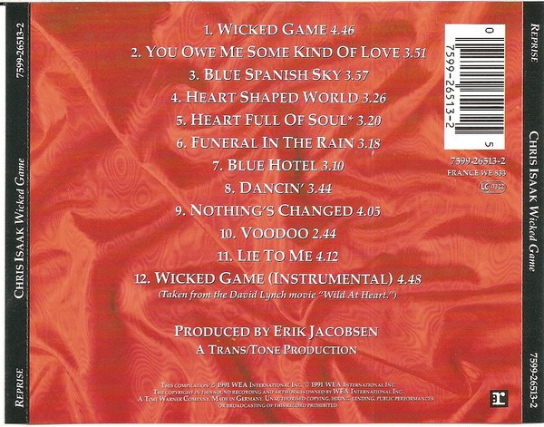 Chris Isaak - Wicked Game | Reprise Records (7599-26513-2) - 2 Chris Isaak - Wicked Game | Reprise Records (7599-26513-2) - 2