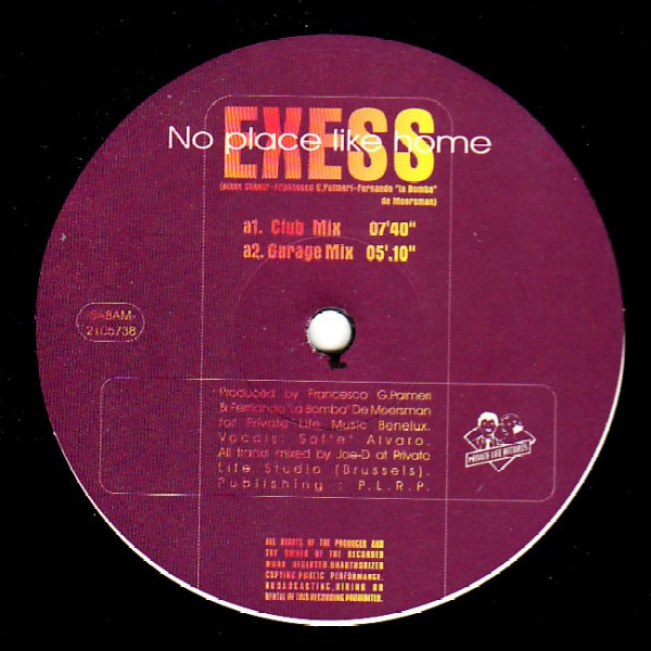 Exess - No Place Like Home | Private Life Records (2105738) - main Exess - No Place Like Home | Private Life Records (2105738) - main