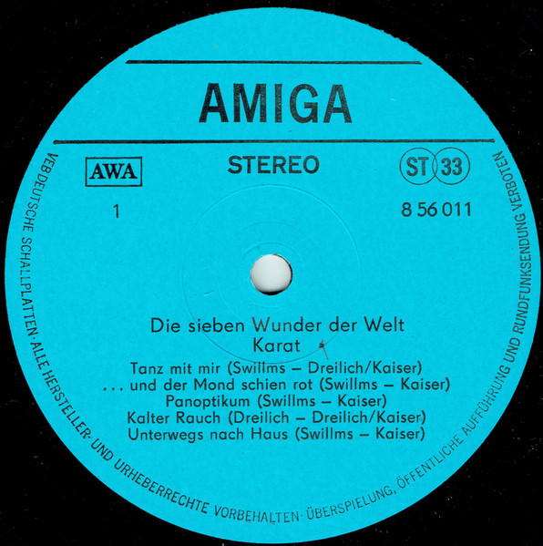 Karat - Die Sieben Wunder Der Welt | Amiga (8 56 011) - 3 Karat - Die Sieben Wunder Der Welt | Amiga (8 56 011) - 3