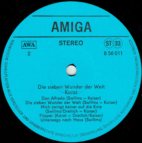 Karat - Die Sieben Wunder Der Welt | Amiga (8 56 011) - 4 Karat - Die Sieben Wunder Der Welt | Amiga (8 56 011) - 4
