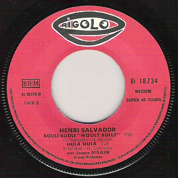 Henri Salvador - Le Travail C'est La Santé | Rigolo (Ri 18.734) - 4