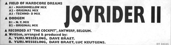 Joyrider - II | Bonzai Records (BR 94045) - 4 Joyrider - II | Bonzai Records (BR 94045) - 4