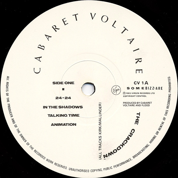 Cabaret Voltaire - The Crackdown | Virgin (CV 1) - 3