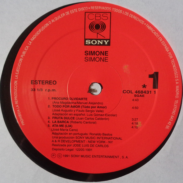 Simone - Simone | CBS/Sony (COL 468431 1) - 2