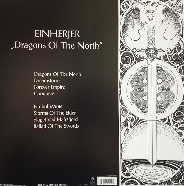 Einherjer - Dragons Of The North (2LP - Limited Edition - Blue White Ink Spot Vinyl) [Vinyl] | Napalm Records (NPR023VINYL) - 2