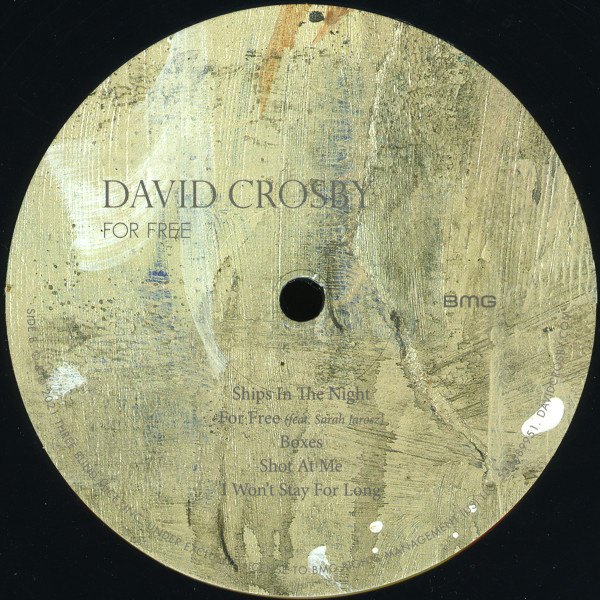 David Crosby - For Free | BMG (538689951) - 4 David Crosby - For Free | BMG (538689951) - 4