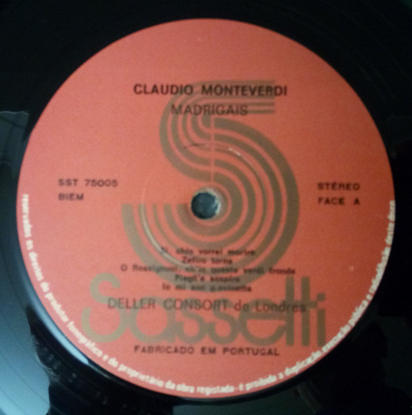 Claudio Monteverdi - Deller Consort , Collegium Aureum - Tirsi & Clori - Ballets & Madrigaux | Sassetti (SST 75005) - 2 Claudio Monteverdi - Deller Consort , Collegium Aureum - Tirsi & Clori - Ballets & Madrigaux | Sassetti (SST 75005) - 2