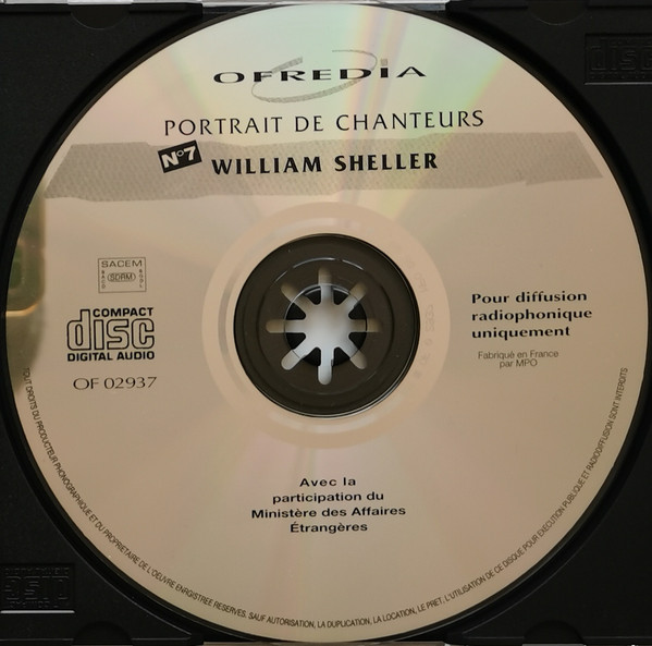 William Sheller - Portraits De Chanteurs N. 7 | Ofredia (OF 02937) - 2