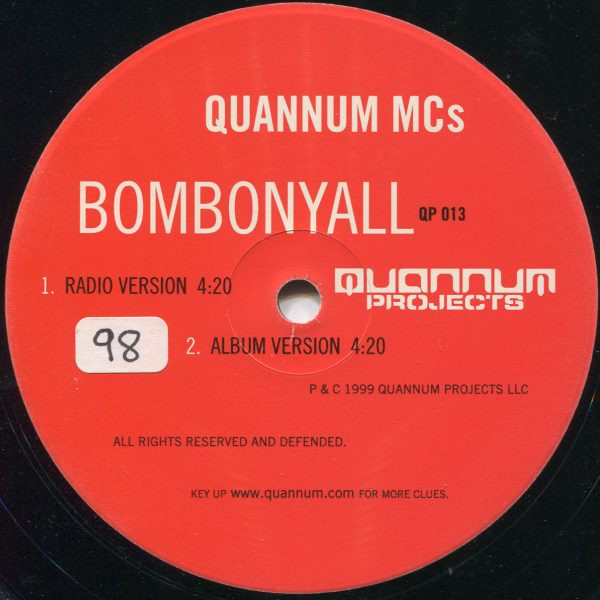 Quannum MC's - Bombonyall | Quannum Projects (QP 013) - main