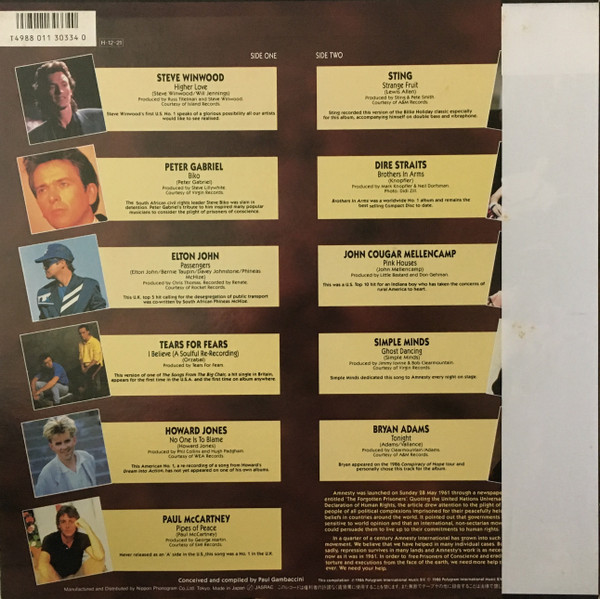 Various - Conspiracy Of Hope | Mercury (25PP-204) - 2