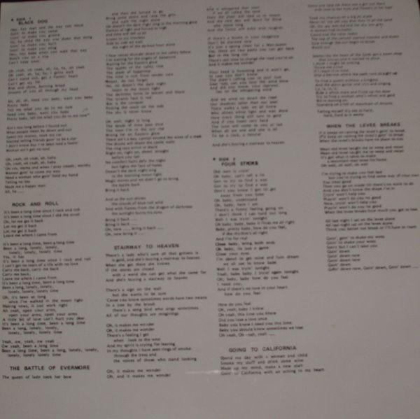 Led Zeppelin - Untitled | Oasis Record Co. (OLW-009) - 4 Led Zeppelin - Untitled | Oasis Record Co. (OLW-009) - 4