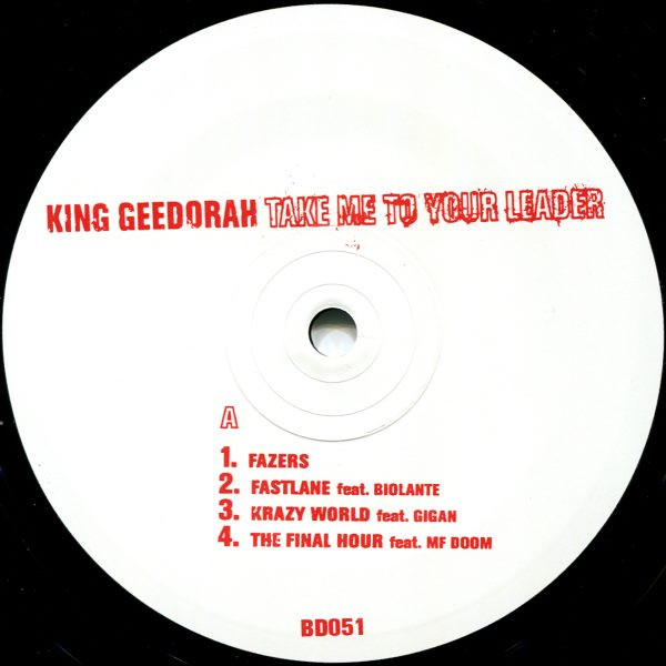 King Ghidra - Take Me To Your Leader | Big Dada Recordings (BD051) - 4