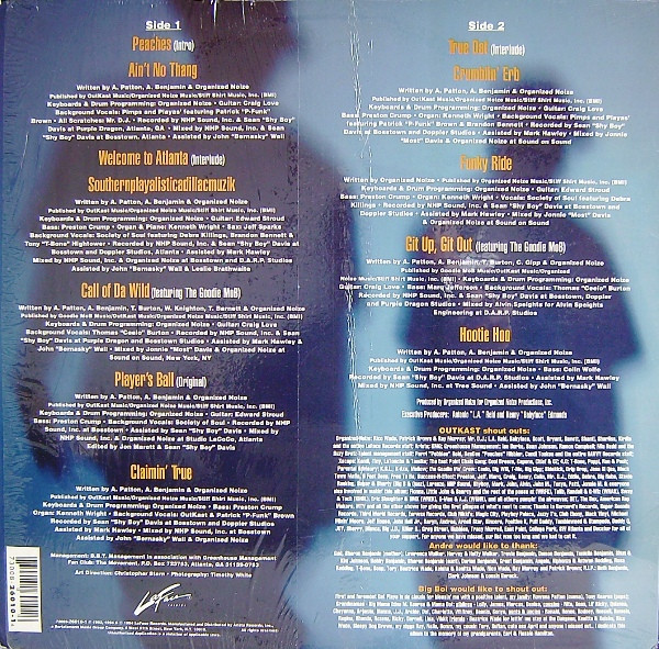 OutKast - Southernplayalisticadillacmuzik | LaFace Records (73008-26010-1) - 2 OutKast - Southernplayalisticadillacmuzik | LaFace Records (73008-26010-1) - 2