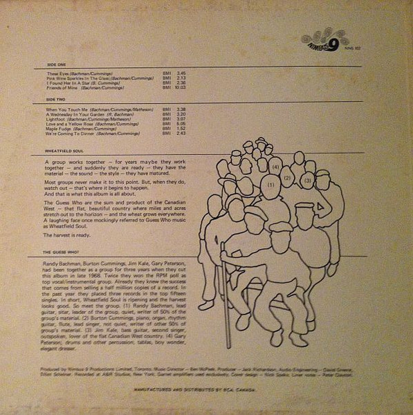 The Guess Who - Wheatfield Soul | Nimbus (NNS-102) - 2