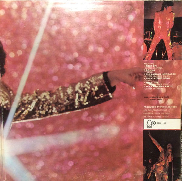 Gary Glitter - Glitter [Vinyl] | Bell Records (BELL 1108) - 3