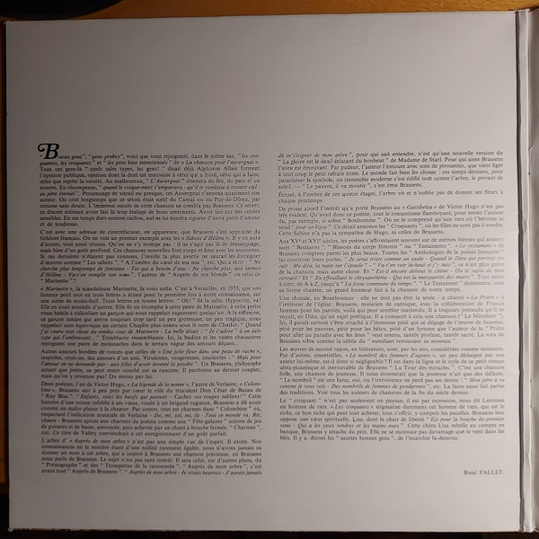 Georges Brassens - 3 - Chanson Pour L'Auvergnat [Vinyl] | Philips (9101 045) - 2