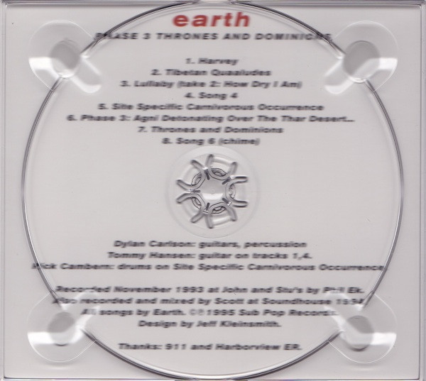 Earth - Phase 3 Thrones And Dominions | Sub Pop (spcd292) - 4