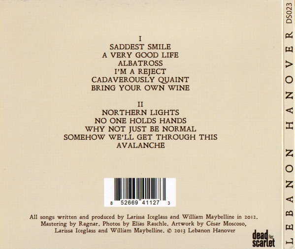 Lebanon Hanover - Why Not Just Be Solo (Limited Edition) [CD] | Dead Scarlet Records (DS023) - 3