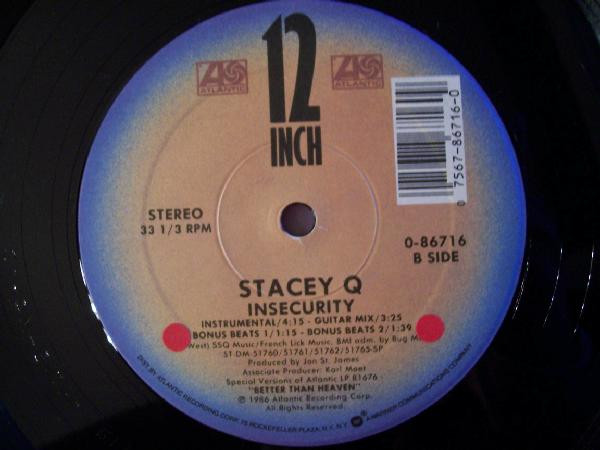 Stacey Q - Insecurity | Atlantic (0-86716) - 4 Stacey Q - Insecurity | Atlantic (0-86716) - 4