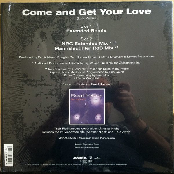 Real McCoy - Come And Get Your Love | Arista (07822-12841-1) - 2