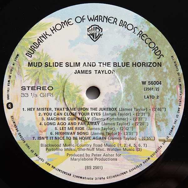 James Taylor - Mud Slide Slim And The Blue Horizon | Warner Bros. Records (W 56004) - 4 James Taylor - Mud Slide Slim And The Blue Horizon | Warner Bros. Records (W 56004) - 4