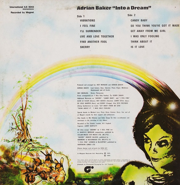 Adrian Baker - Into A Dream | Fonit Cetra International (ILS 9043) - 2 Adrian Baker - Into A Dream | Fonit Cetra International (ILS 9043) - 2